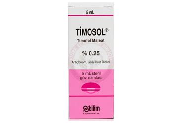 Timosol %0,25 5 Ml Damla