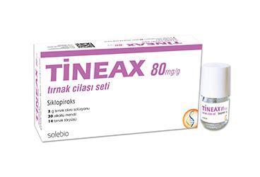 Tineax 80 Mg/g Tirnak Cilasi Seti