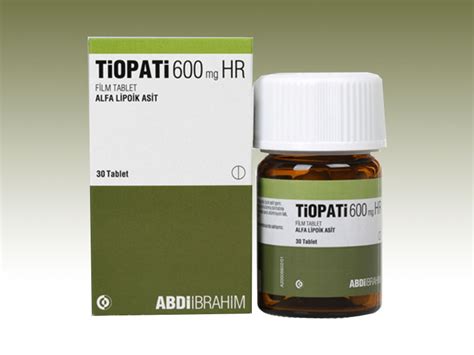 Tiopati 600 Mg Hr 30 Film Tablet