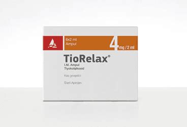 Tiorelax 4mg/2ml Im 6 Ampul