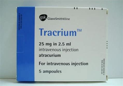 Tracrium 25 Mg/2,5 Ml Enjeksiyonluk/infuzyonluk Cozelti