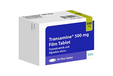 Transamine 500 Mg 50 Film Tablet