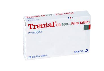 Trental Cr 600 Mg 20 Film Tablet