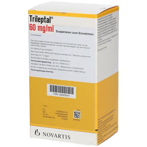 Trileptal 60 Mg 250 Ml Suspansiyon