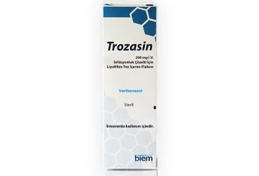 Trozasin 200 Mg Iv Infuzyonluk Cozelti Icin Liyo. Toz Iceren Flakon