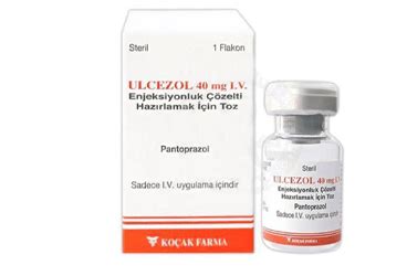 Ulcezol 40 Mg I.v. Enjeksiyonluk Cozelti Hazirlamak Icin Toz (1 Flakon)