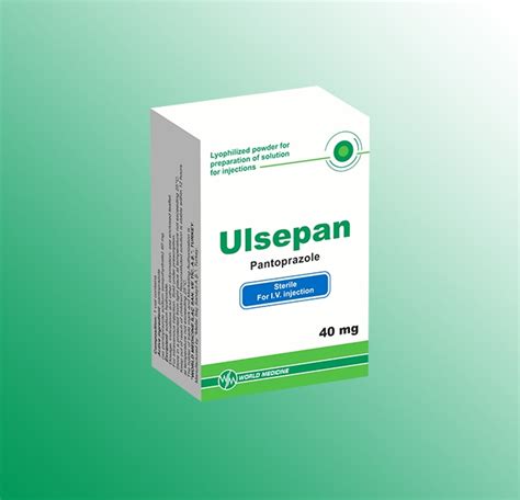 Ulsepan 40 Mg Iv Enjeksiyonluk Cozelti Icin Liyofilize Toz Iceren 1 Flakon