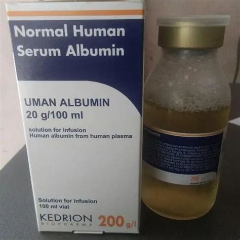 Uman Albumin 20 G/100 Ml 100 Ml Iv Infuzyon Icin Cozelti Iceren Flakon