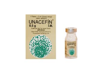 Unacefin 0,5 Gr Im Enj. Toz Iceren Flakon