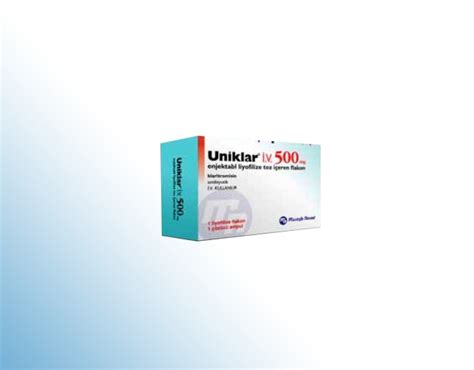 Uniklar Iv 500mg 1 Flakon