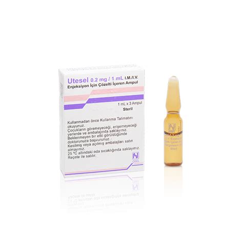 Utesel 0,2 Mg 1 Ml 3 Ampul