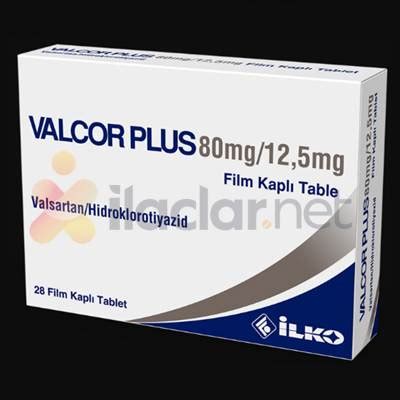 Valcor Plus 80/12,5 Mg 28 Film Kapli Tablet