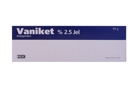 Vaniket %2,5 Jel (60 G)