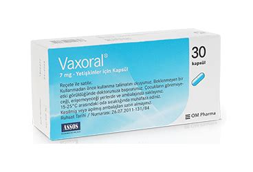 Vaxoral Yetiskinler Icin 30 Kapsul