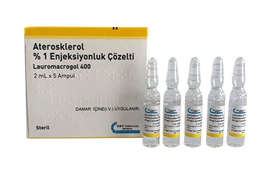 Veindocanol %1 Enjeksiyonluk Cozelti