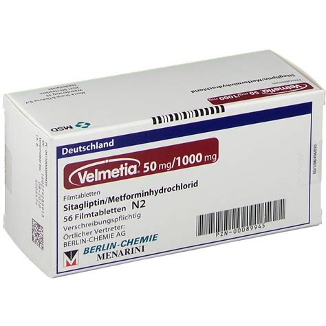Velmetia 50/1000 Mg 56 Film Kapli Tablet