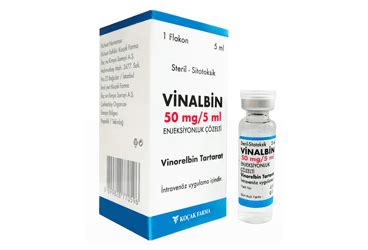 Vinalbin 50 Mg / 5 Ml Enjeksiyonluk Cozelti