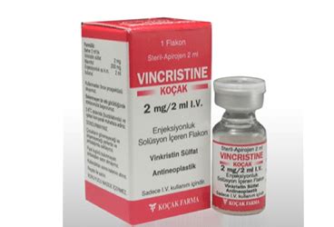 Vincristine-kocak 2 Mg/2 Ml Iv Enjeksiyonluk Cozelti (1 Flakon)