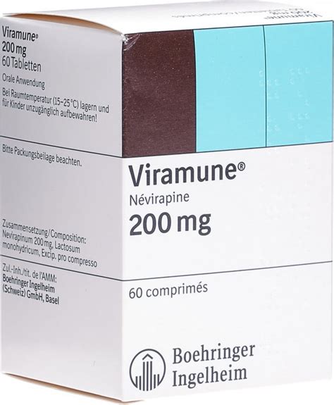 Viramune 200 Mg 60 Tablet