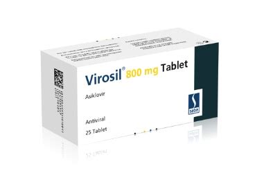 Virosil 800 Mg 25 Tablet