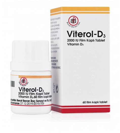 Viterol-d3 2000 Iu Film Kapli Tablet (40 Tablet)