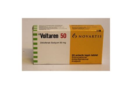Voltaren Enterik Kapli 50 Mg 20 Tablet