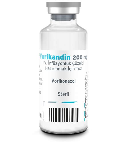 Vorikandin 200 Mg Iv Infuzyonluk Cozelti Hazirlamak Icin Toz (1 Flakon)