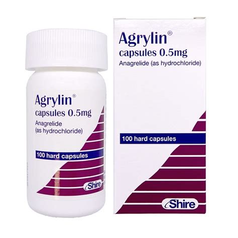Xagrilyn 0,5 Mg Sert Kapsul