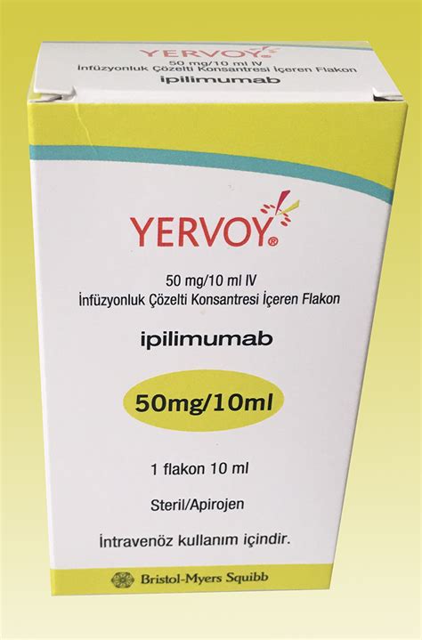 Yervoy 50mg/10ml Iv Infuzyonluk Cozelti Konsantresi Iceren 1 Flakon