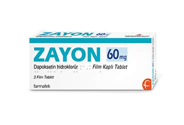 Zayon 60 Mg Film Kapli Tablet (6 Tablet)