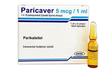 Zemplar 5 Mcg/ml Enjeksiyonluk Cozelti Iceren Ampul 1 Ml 5 Ampul