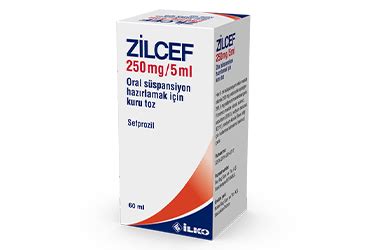 Zilcef 250 Mg/5 Ml Oral Suspansiyon Icin Kuru Toz 60 Ml