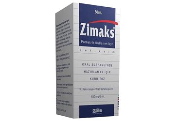 Zimaks 100 Mg/5ml 50 Ml Suspansiyon