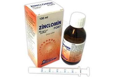 Zinclomin Fort 30 Mg/5 Ml Surup