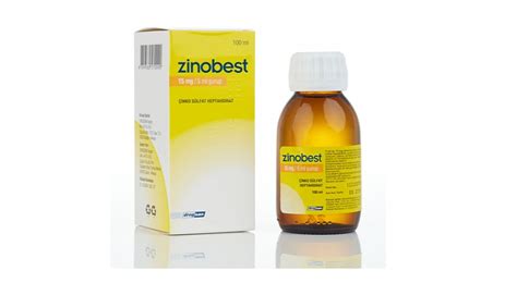Zinobest 15 Mg/5 Ml Surup 100 Ml