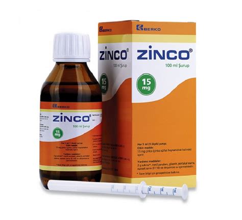 Zinvital 15 Mg/5 Ml Surup, 100 Ml