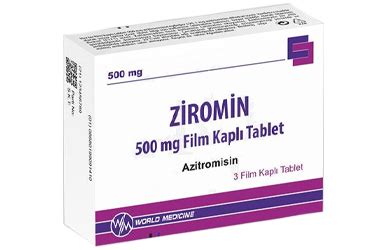 Ziromin 500 Mg Film Kapli Tablet (3 Tablet)