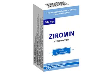 Ziromin 500 Mg Iv Liyofilize Enj. Toz Iceren Flakon (1 Flakon)