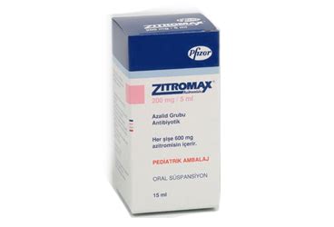 Zitromax Ped. 15 Ml Suspansiyon
