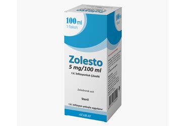Zolesto 5mg/100 Ml Iv Infuzyonluk Cozelti