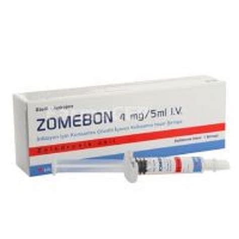 Zomebon 4 Mg/5ml Iv Inf. Icin Kon.cozelti Iceren Kul.hazir Siringa