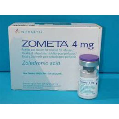 Zometa Iv 4 Mg 1 Flakon