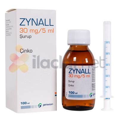 Zynall 30 Mg/ 5 Ml Surup (100 Ml)