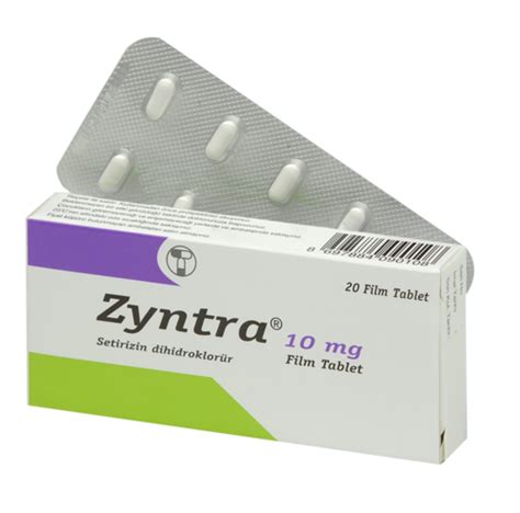 Zyntra 10 Mg 20 Film Tablet