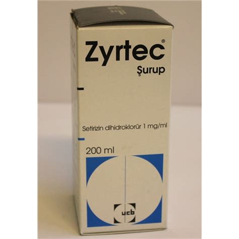 Zyrtec 1 Mg 200 Ml Surup