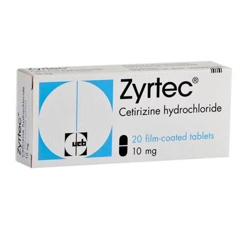 Zyrtec 10 Mg 20 Film Tablet